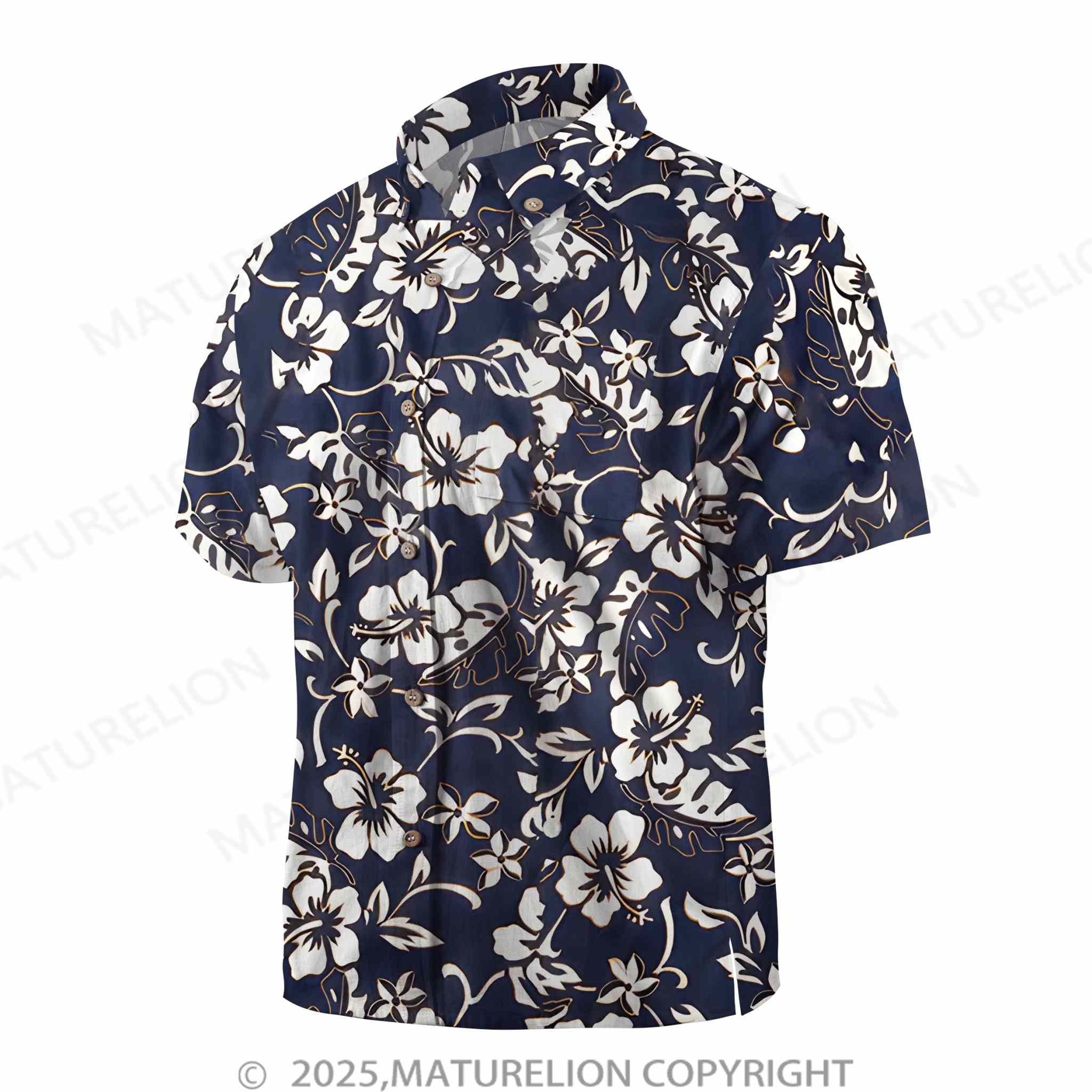 Classic Hibiscus Hawaiian Shirt