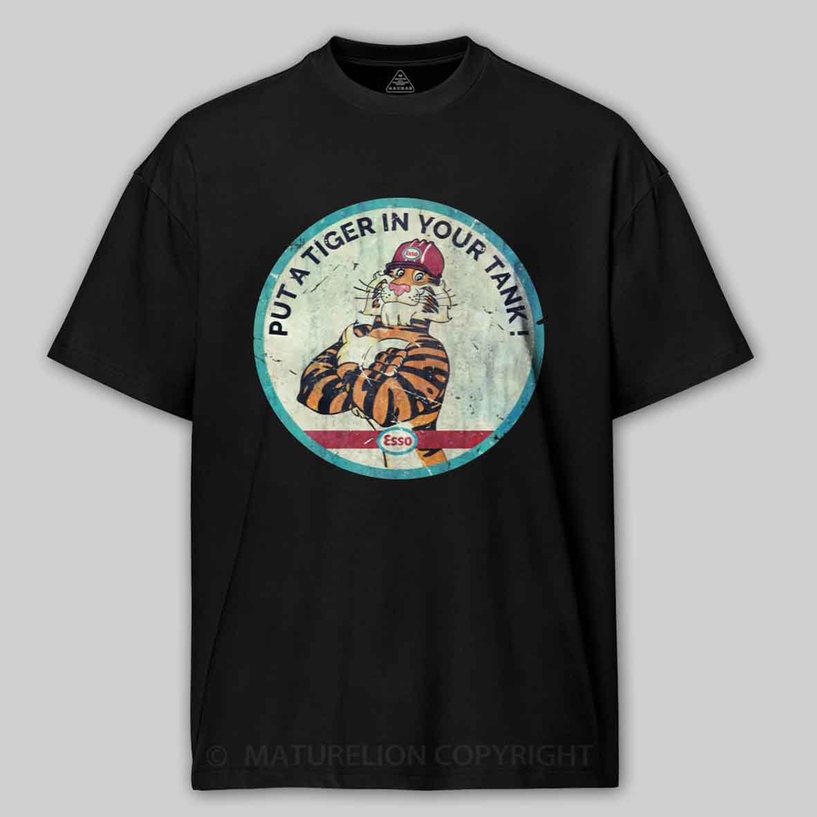 Maturelion Put a Tiger in Your Tank Cotton T-shirt