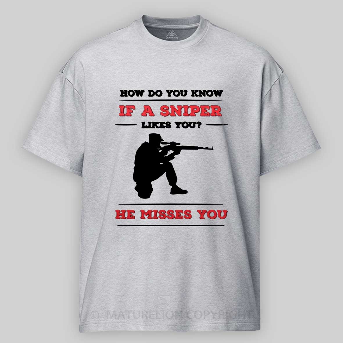 Maturelion Men's T-Shirt Shotgun Gun and Funny Shooting and Skeet Shooting Quote T-Shirt