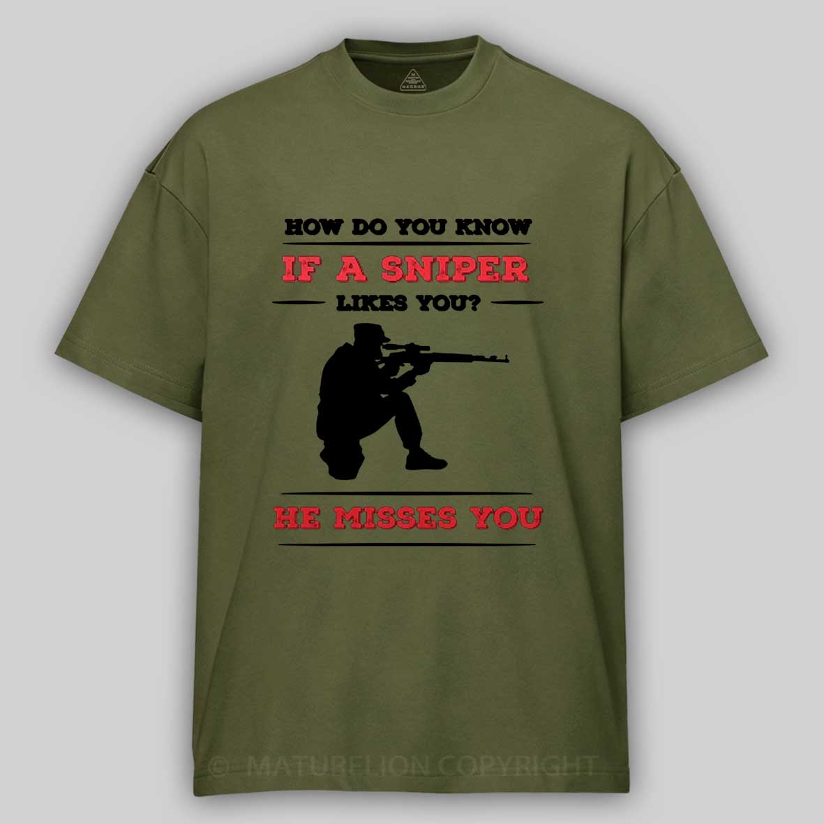 Maturelion Men's T-Shirt Shotgun Gun and Funny Shooting and Skeet Shooting Quote T-Shirt