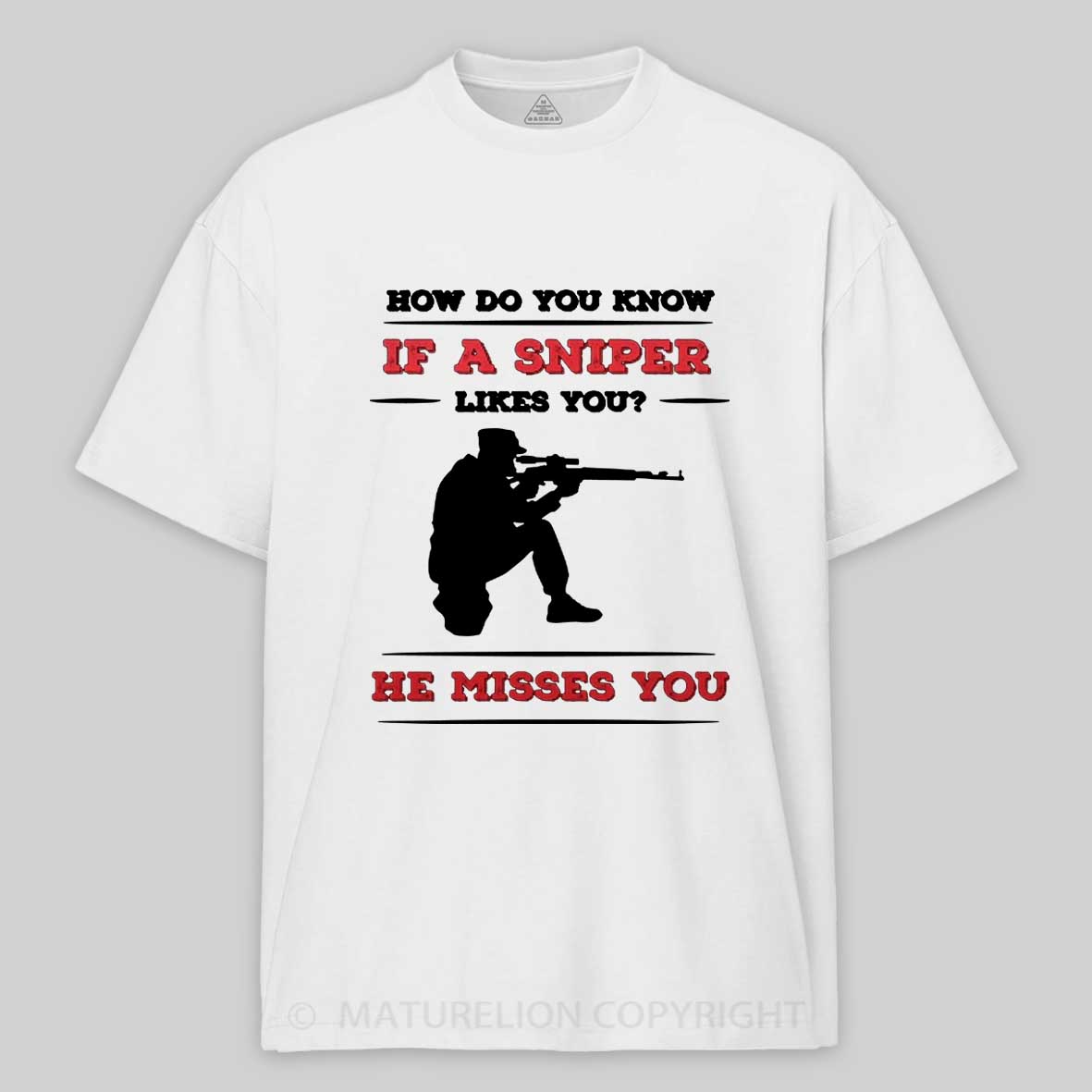 Maturelion Men's T-Shirt Shotgun Gun and Funny Shooting and Skeet Shooting Quote T-Shirt