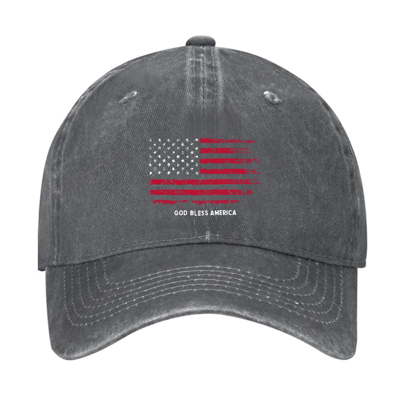 USA Flag God Bless America Cap-Maturelion