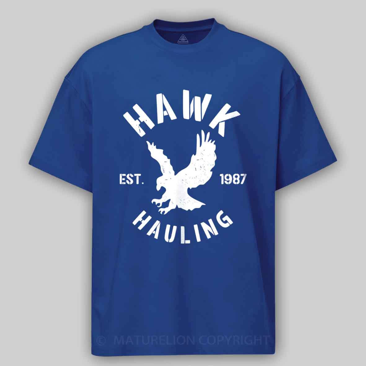 Maturelion Hawk-Hauling Cotton T-shirt