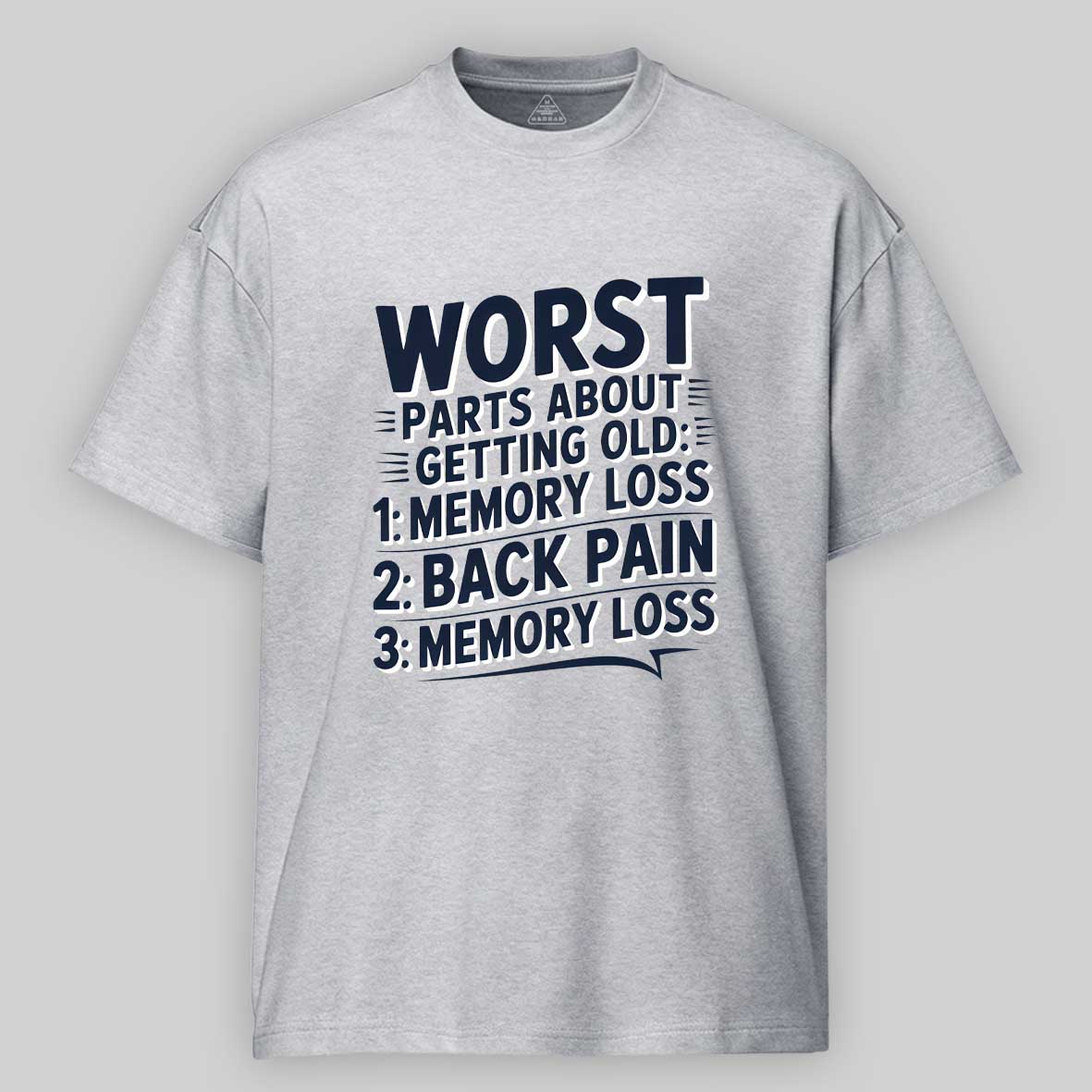 Maturelion Worst Parts About Getting Old Dad Joke Cotton T-shirt