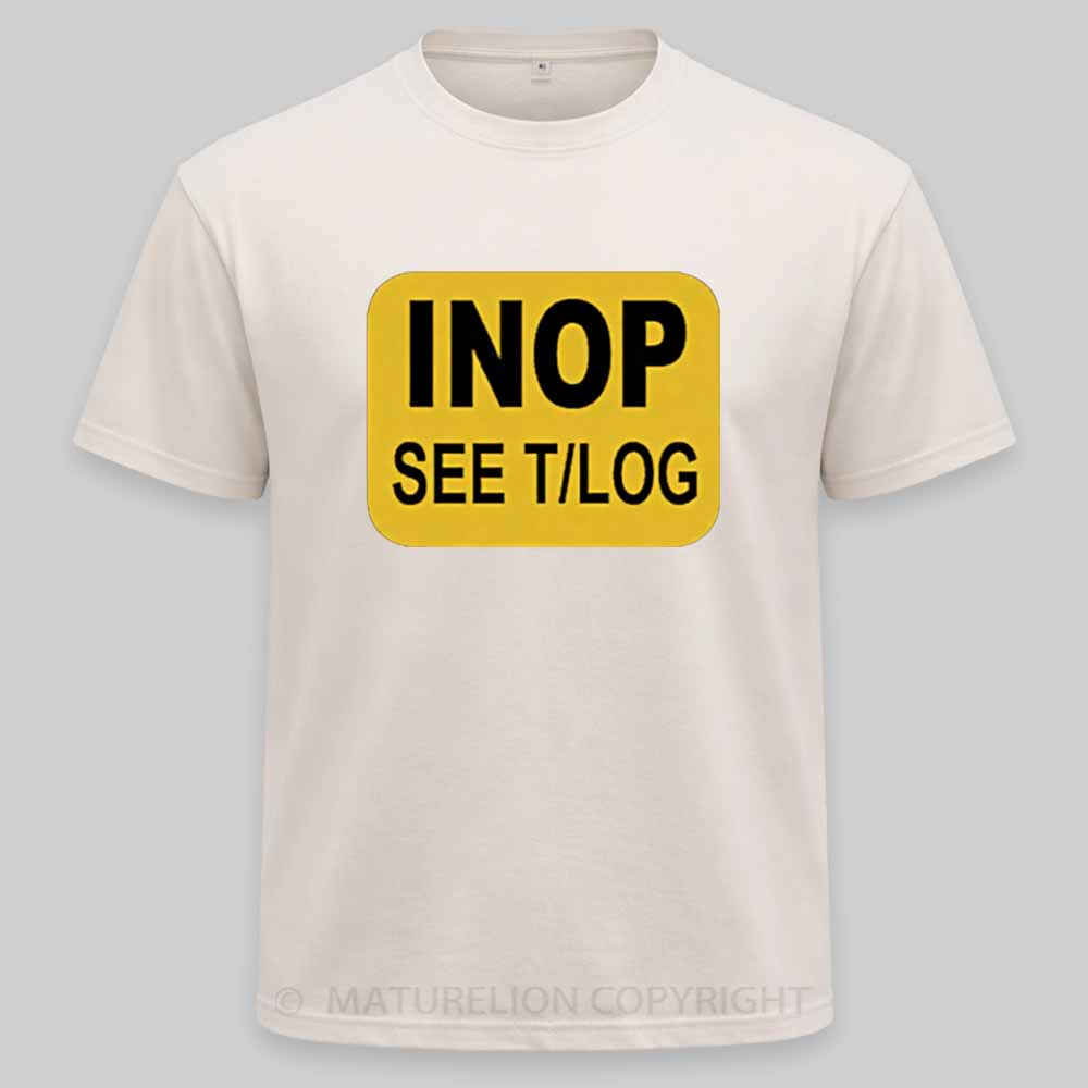 Maturelion INOP SEE T/LOG Washed T-shirt