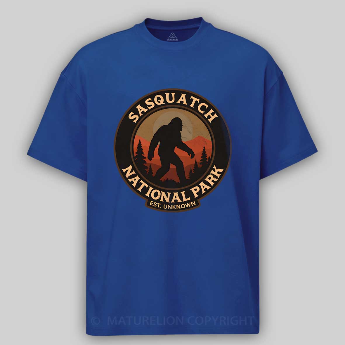 Maturelion Sasquatch National Park Cotton T-shirt