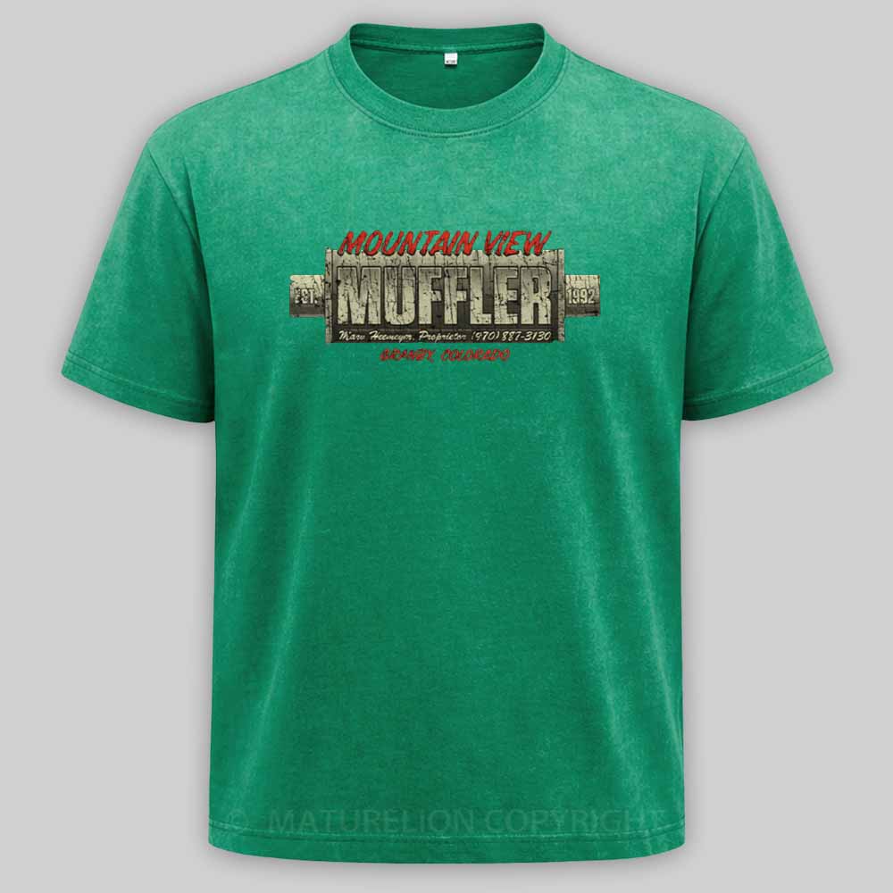 Maturelion Mountain View Muffler 1992 Washed T-shirt