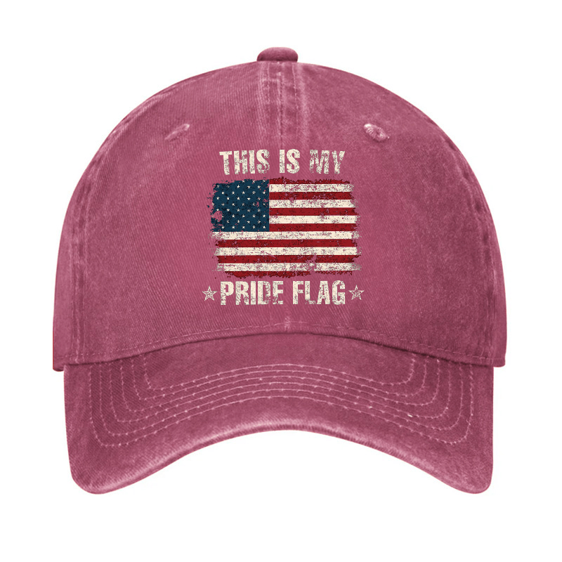 This Is My Pride Flag Print Baseball Cap-Maturelion
