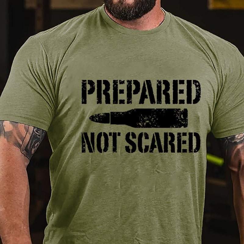 Prepared Not Scared Cotton T-shirt-Maturelion