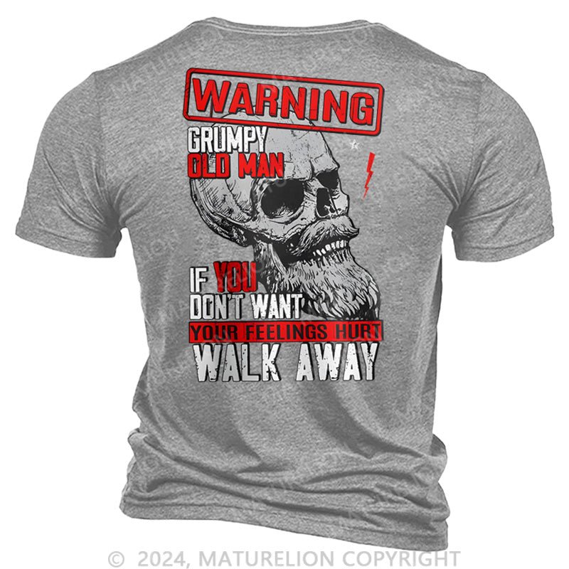Maturelion Warning: Grumpy Old Man T-shirt