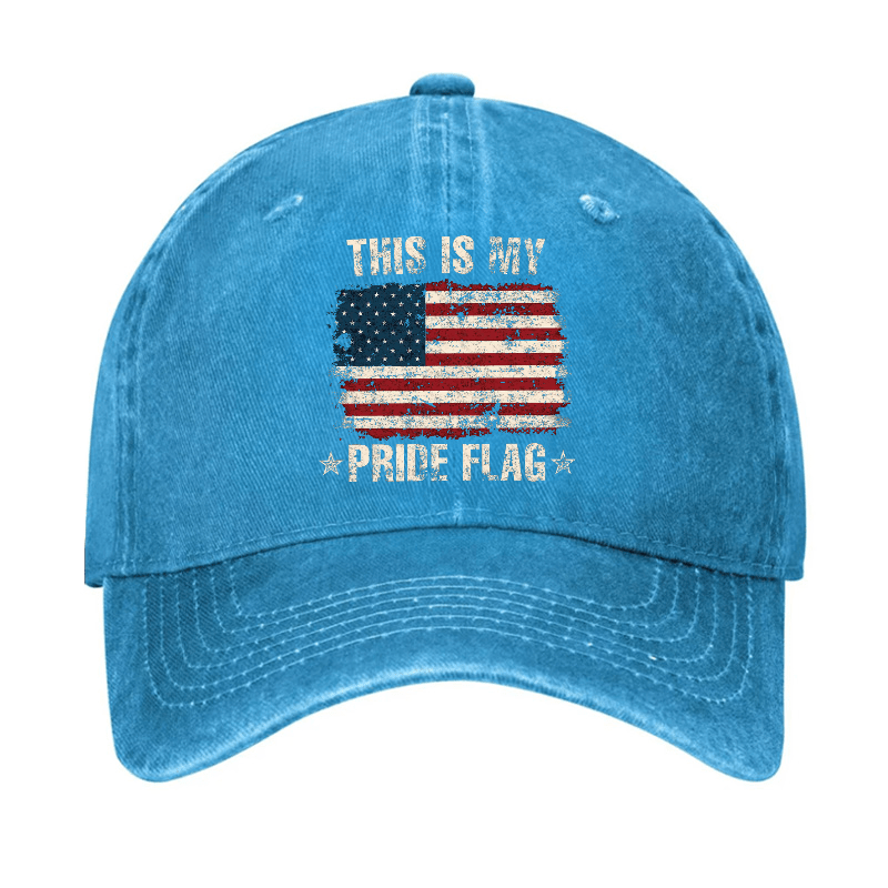 This Is My Pride Flag Print Baseball Cap-Maturelion