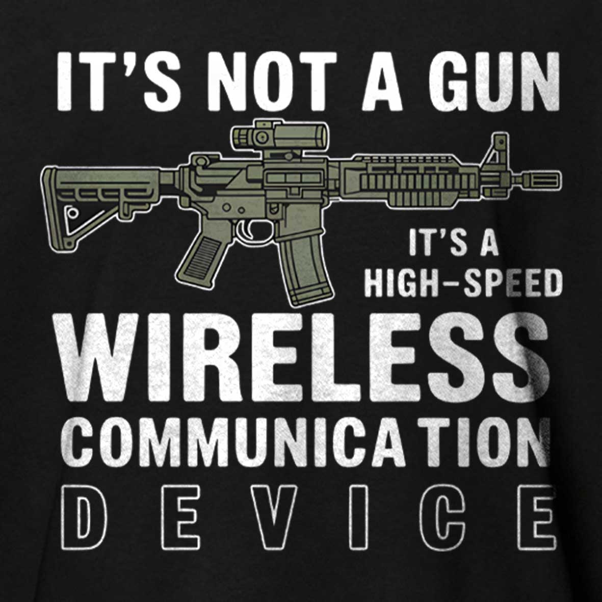 Maturelion Its Not A Gun Meme - Sarcastic Gun Gift -Its Not A Gun Cotton T-shirt