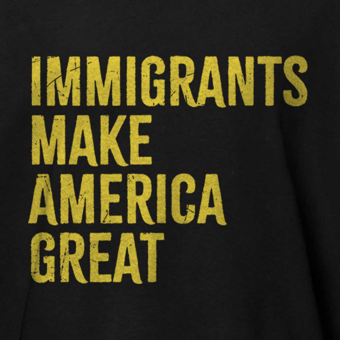 Maturelion Immigrants Make America Great Cotton T-shirt