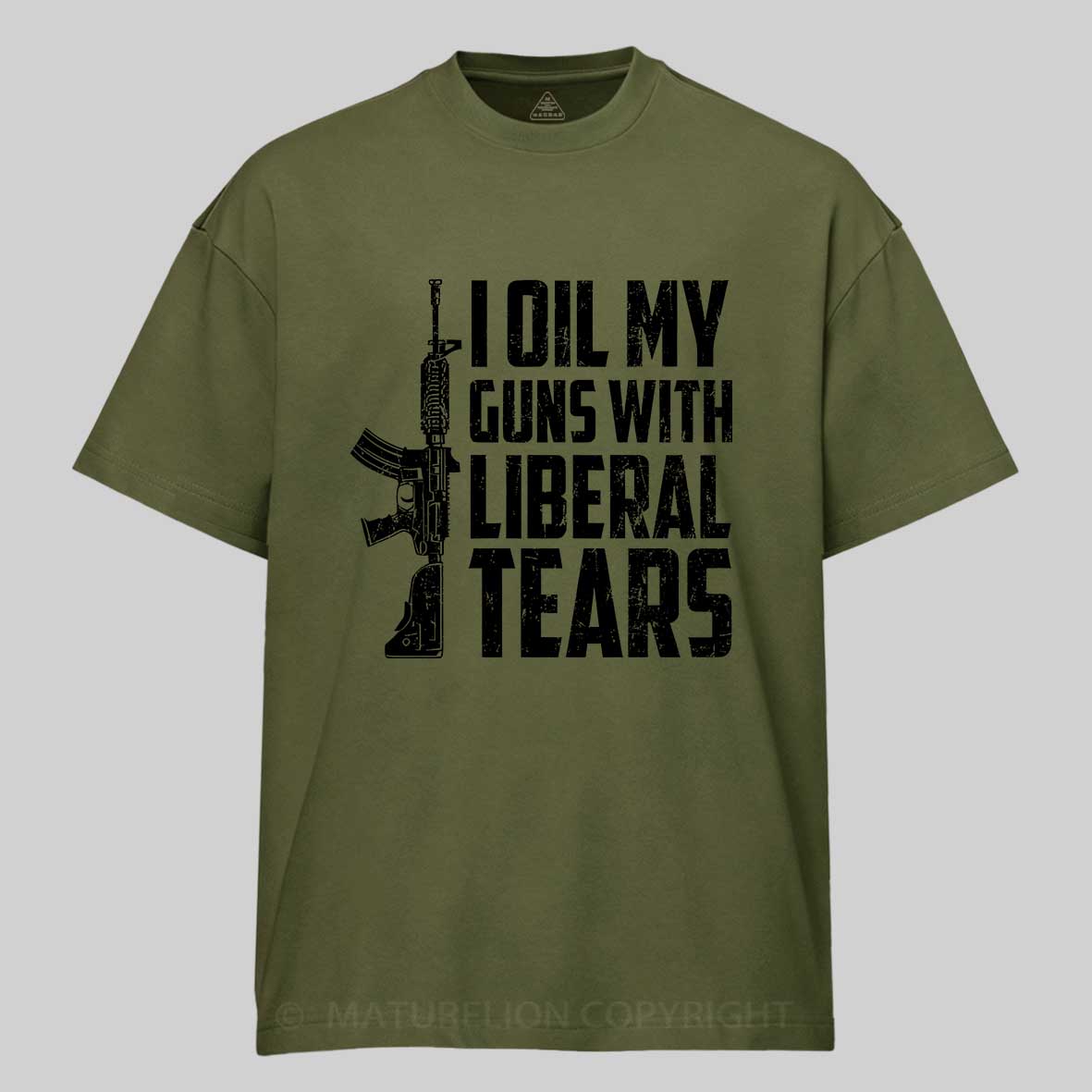 I Oil My Guns With Liberal Tears Cotton T-shirt 