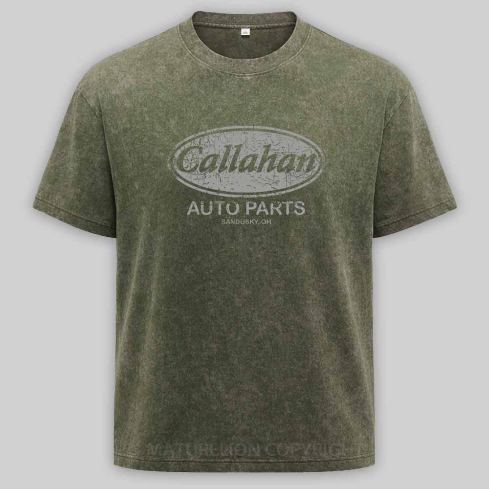 Maturelion CALLAHAN AUTO PARTS Washed T-shirt