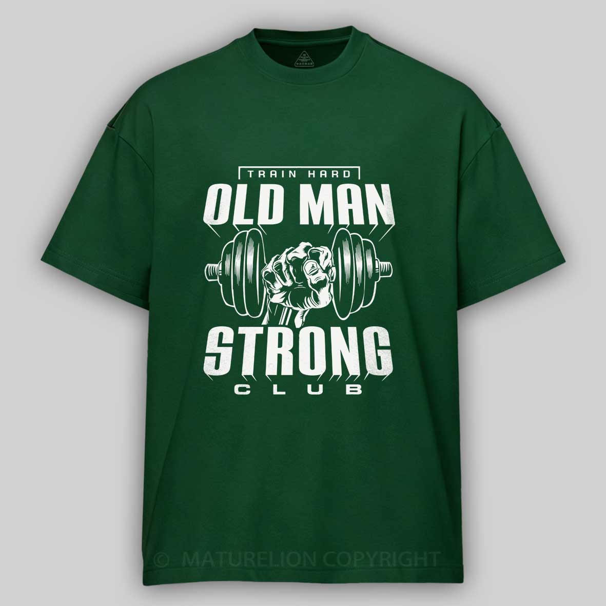 Maturelion OLD MAN STRONG Cotton T-shirt