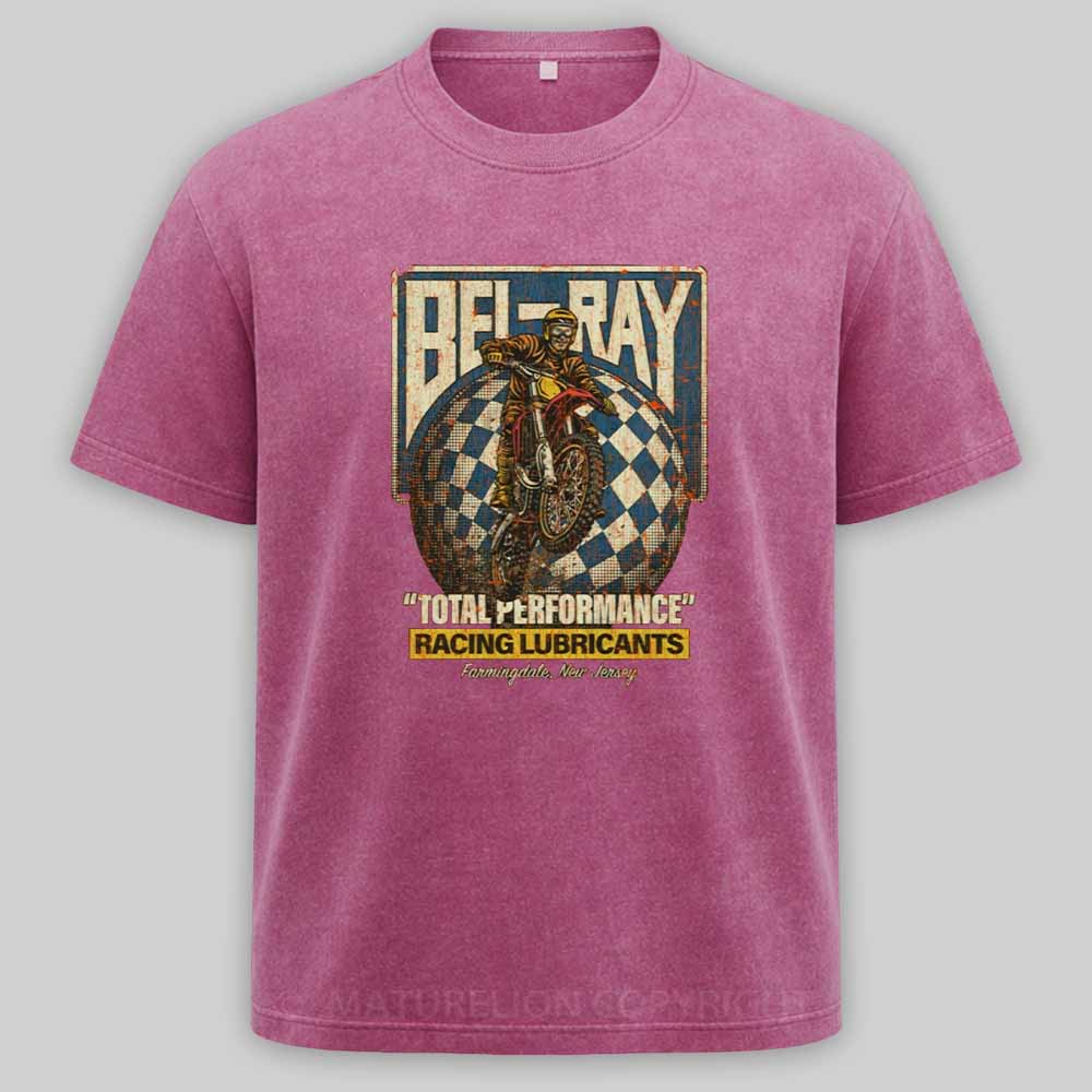 Maturelion Bel-Ray Racing Lubricants 1982 Washed T-shirt