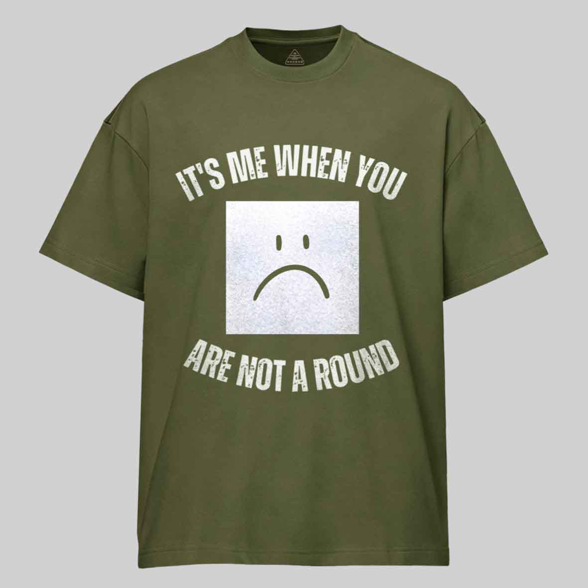 Maturelion I'm a Square When You Are Not A round Cotton T-shirt