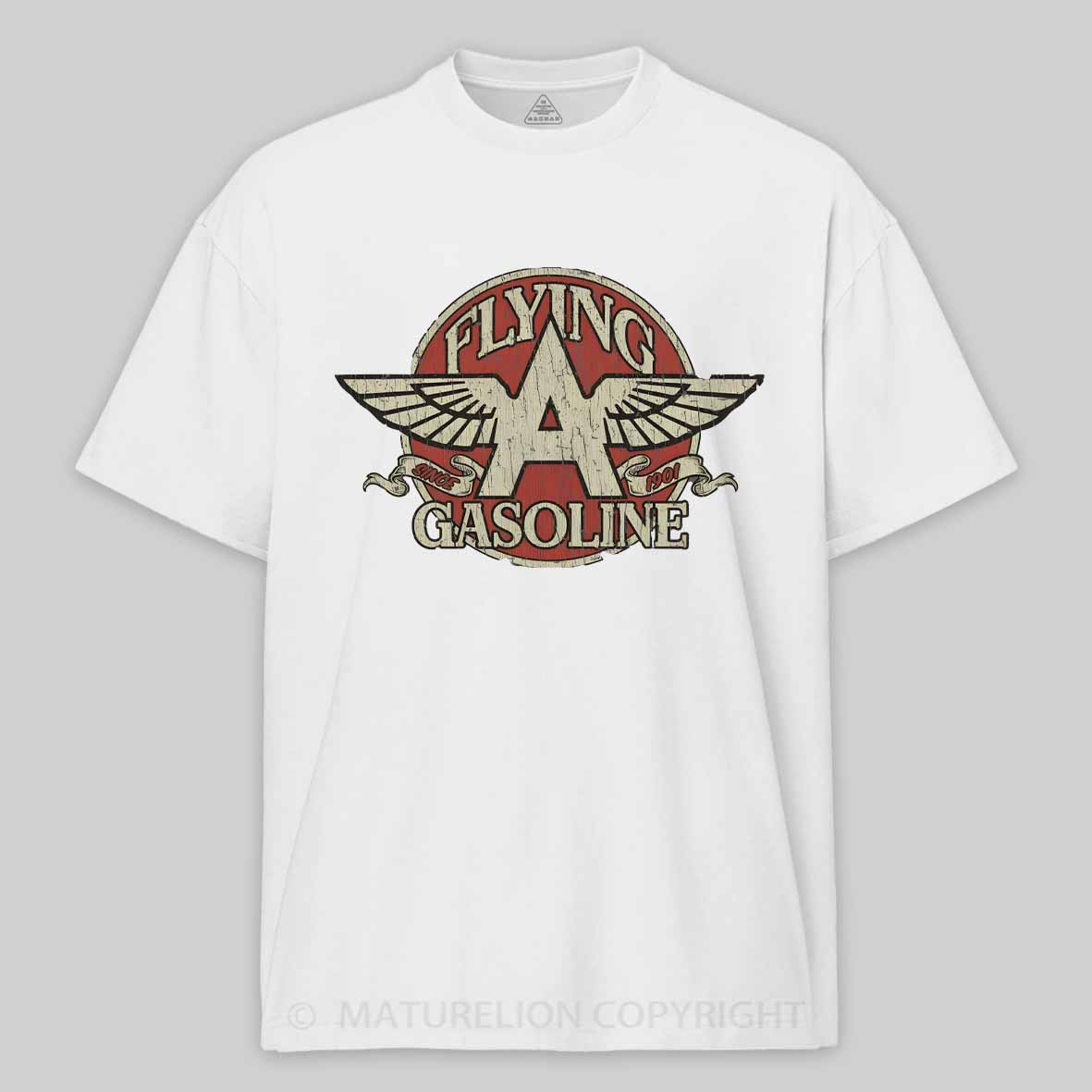 Maturelion Flying A Gasoline 1901 Cotton T-shirt