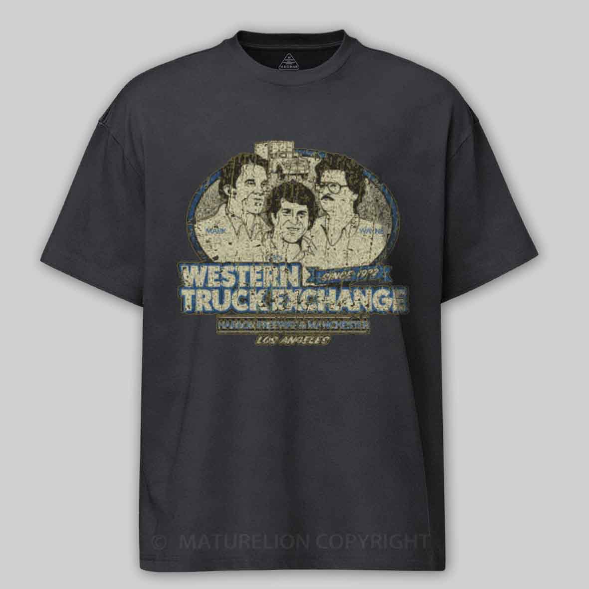 Maturelion Western Truck Exchange Cotton T-shirt