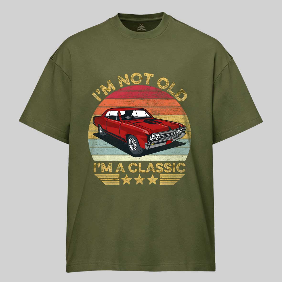 Maturelion I'm Not Old I'm A Classic Funny Car Graphic Cotton T-shirt
