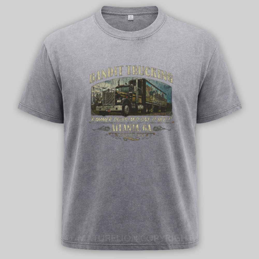 Maturelion Bandit Trucking 1977 Washed T-shirt