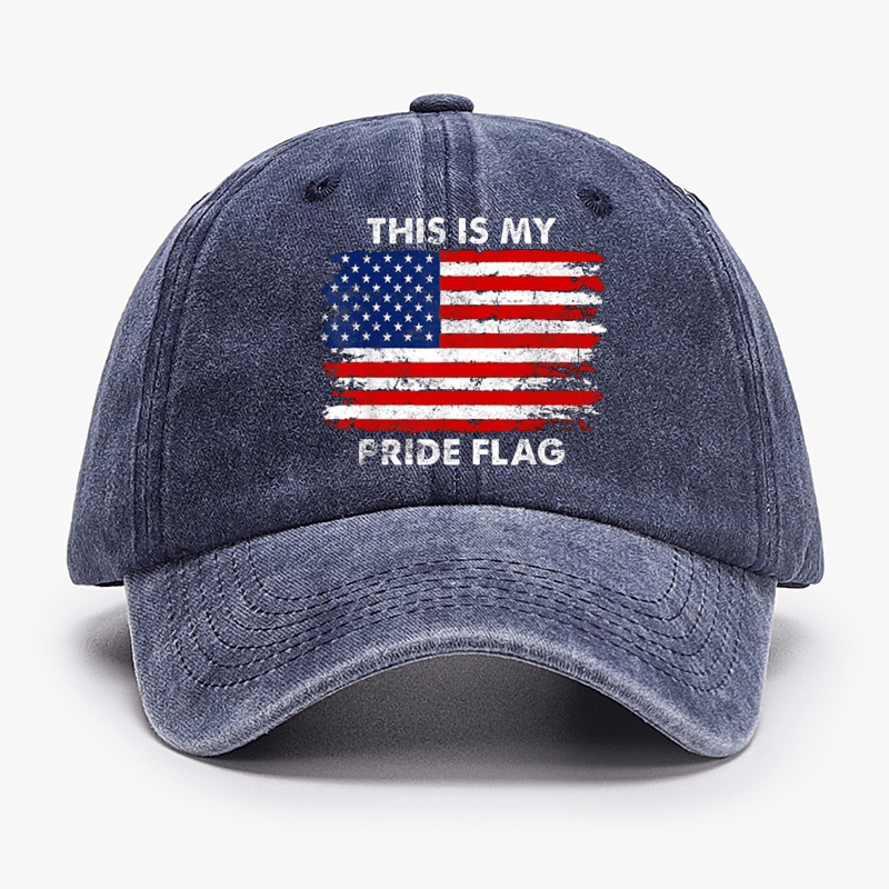 This Is My Pride Flag USA Flag Print Cap-Maturelion