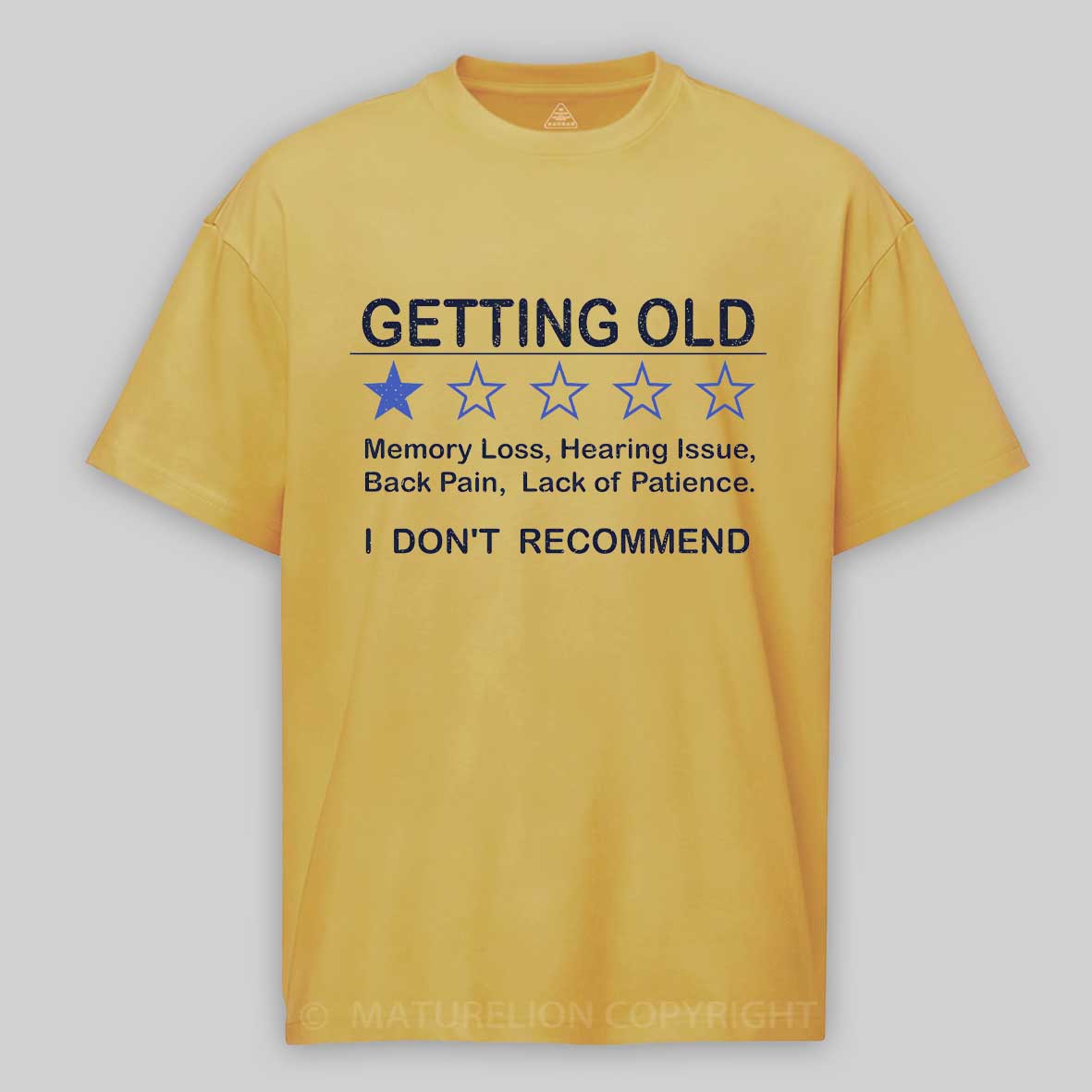 Maturelion Getting Old Cotton T-shirt