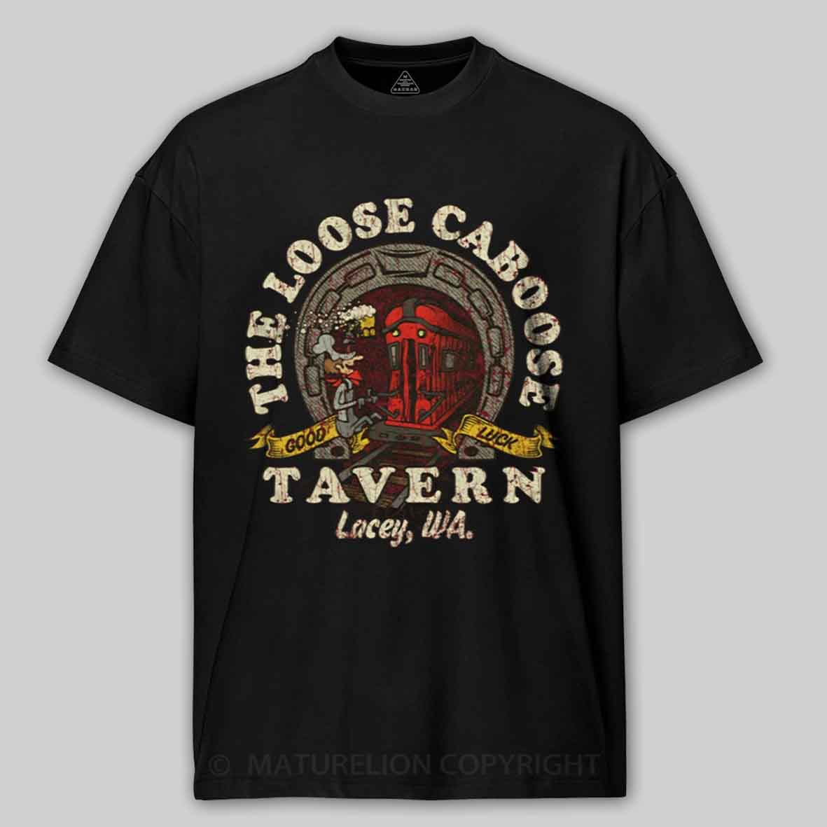 Maturelion The Loose Caboose Tavern 1967 Cotton T-shirt