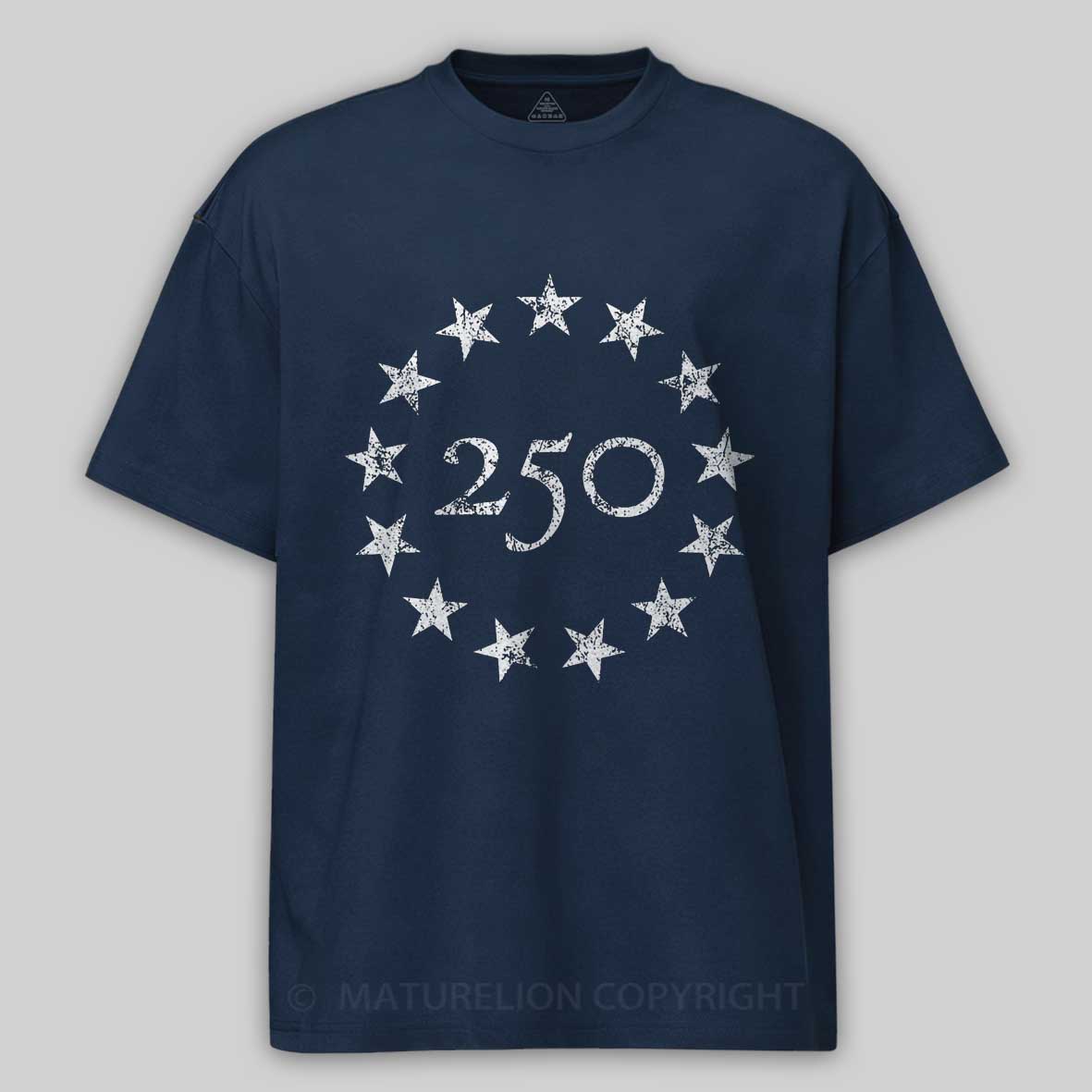 Maturelion Star America 250 Anniversary Cotton T-shirt 