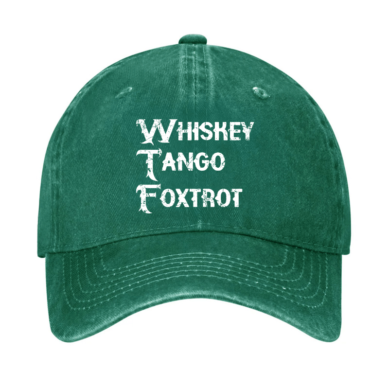 WTF - Whiskey Tango Foxtrot Cap (Free Customization)-Maturelion