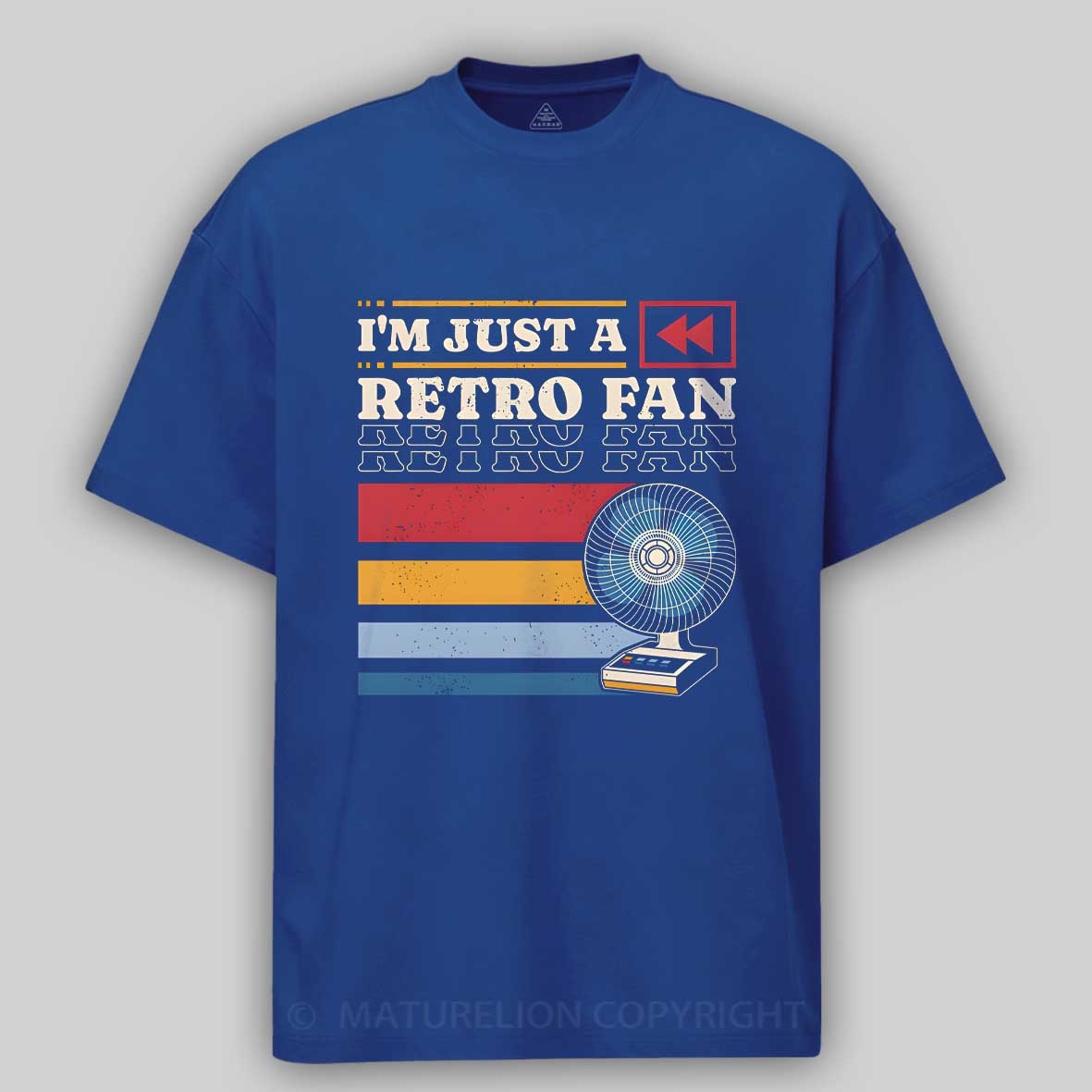 Maturelion I'm Just a Retro Fan Cotton T-shirt