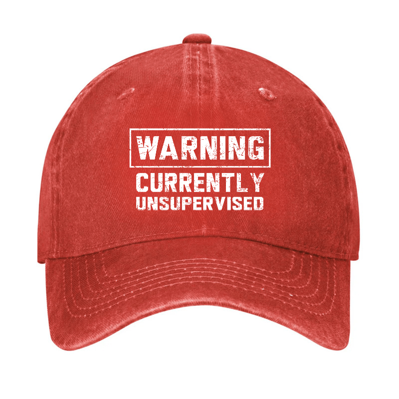 Warning Currently Unsupervised Cap-Maturelion