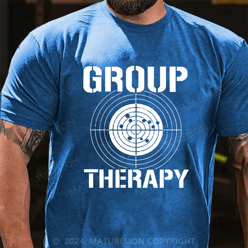 Maturelion Group Therapy Unisex Cotton T-shirt (Free Customization)