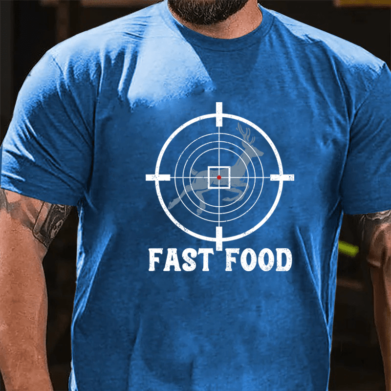 MATURELION FAST FOOD COTTON T-SHIRT-Maturelion