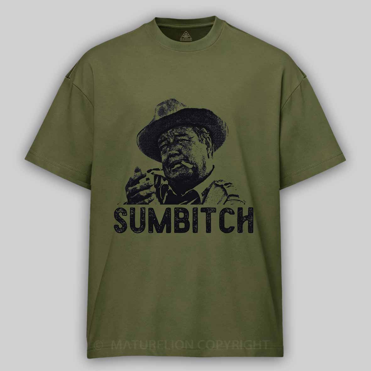 Maturelion Men's T-Shirt Sumbitch Cotton T-Shirt