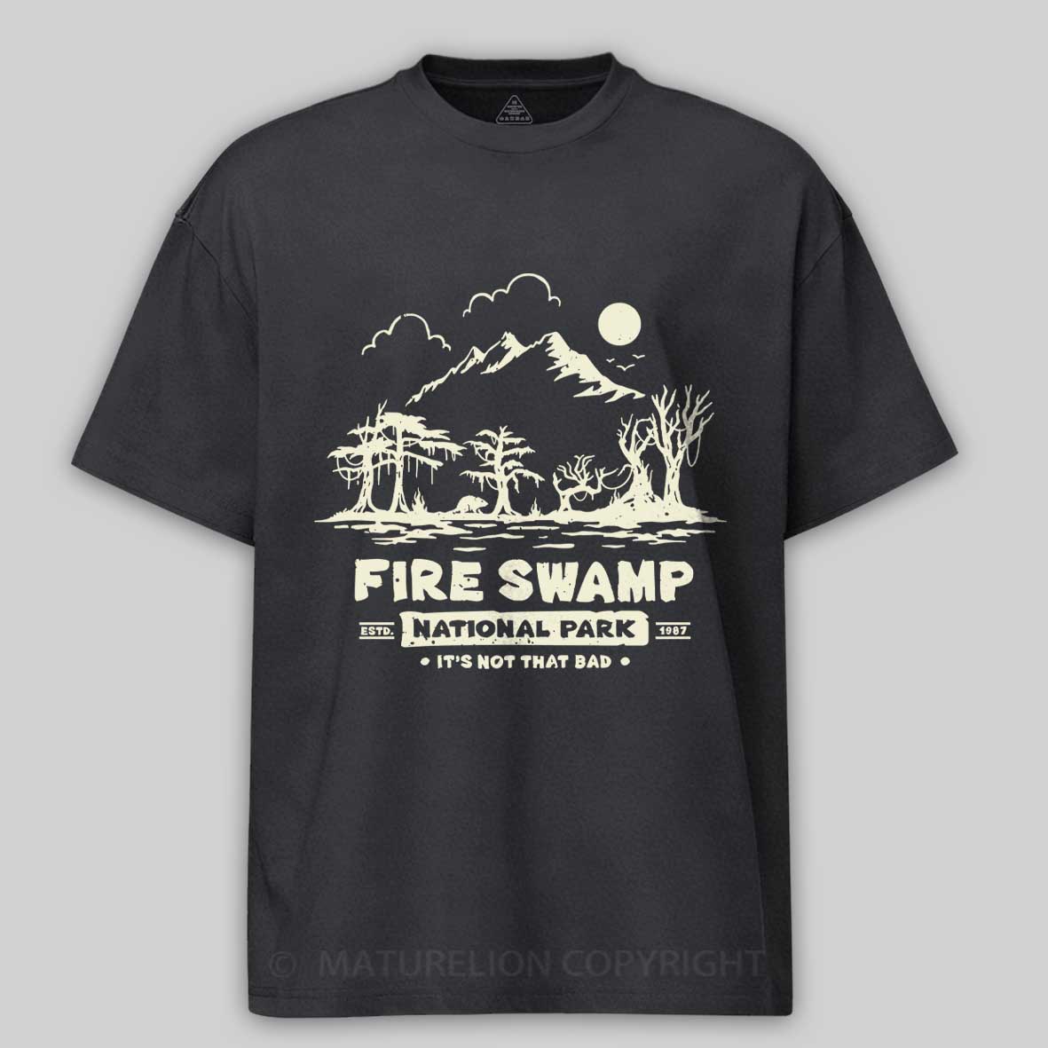 Maturelion Fire Swamp National Park Cotton T-shirt