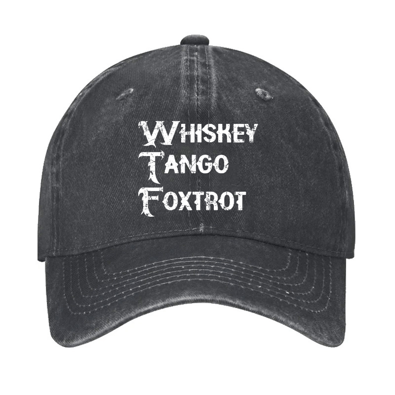 WTF - Whiskey Tango Foxtrot Cap (Free Customization)-Maturelion