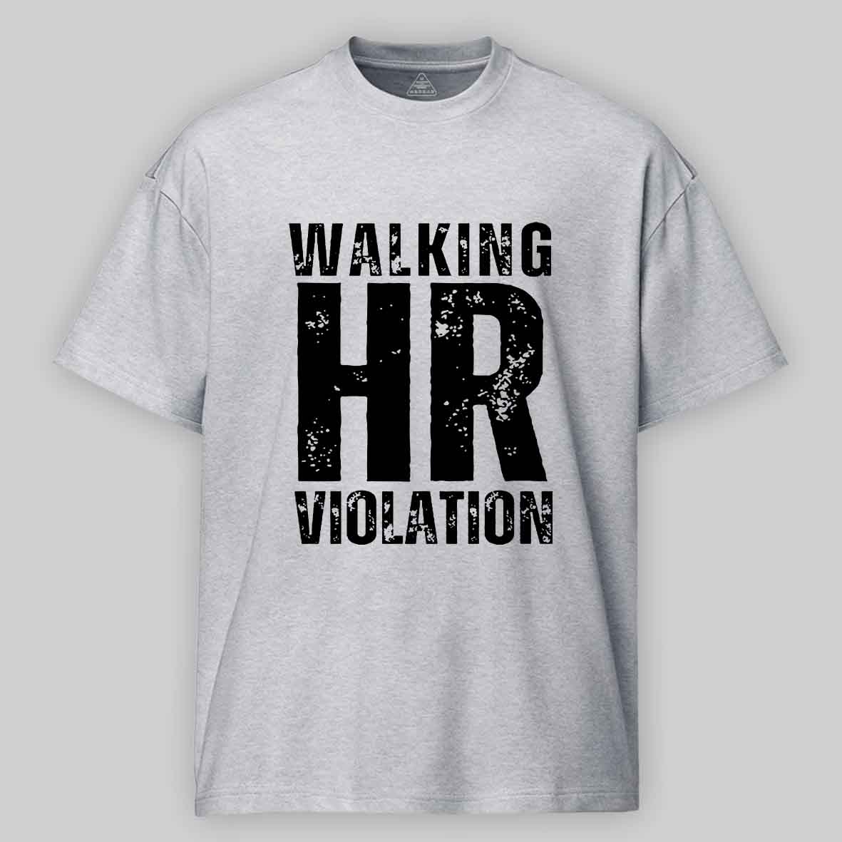 Maturelion Walking HR Violation Unisex Cotton T-shirt