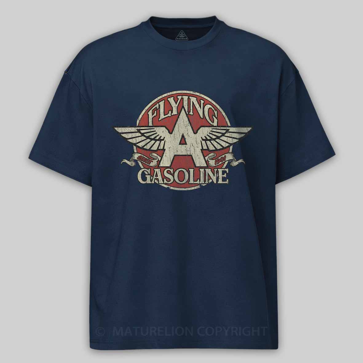 Maturelion Flying A Gasoline 1901 Cotton T-shirt