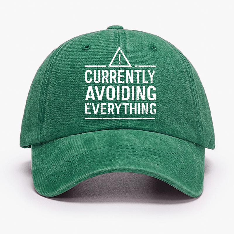 Currently avoiding everything Funny Sarcastic Cap-Maturelion