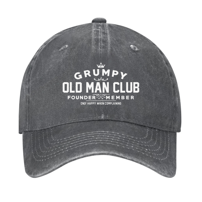 Grumpy Old Man Club Cap (Free Customization)-Maturelion