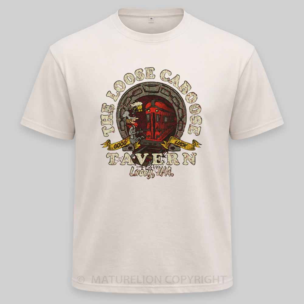 Maturelion The Loose Caboose Tavern 1967 Washed T-shirt