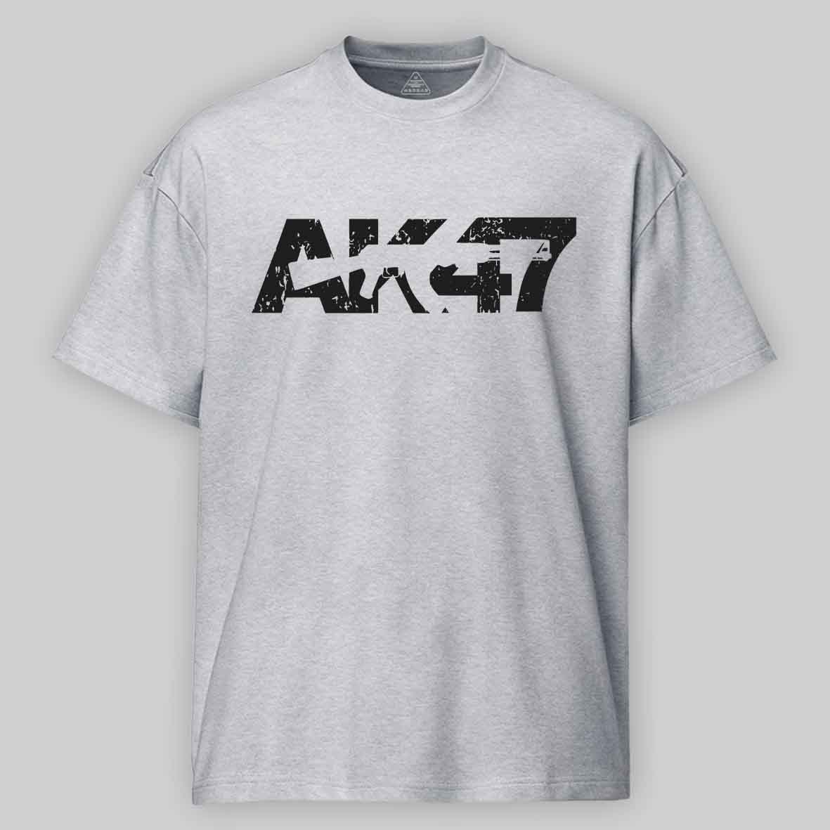 AK47 Gun Graphic Cotton T-shirt