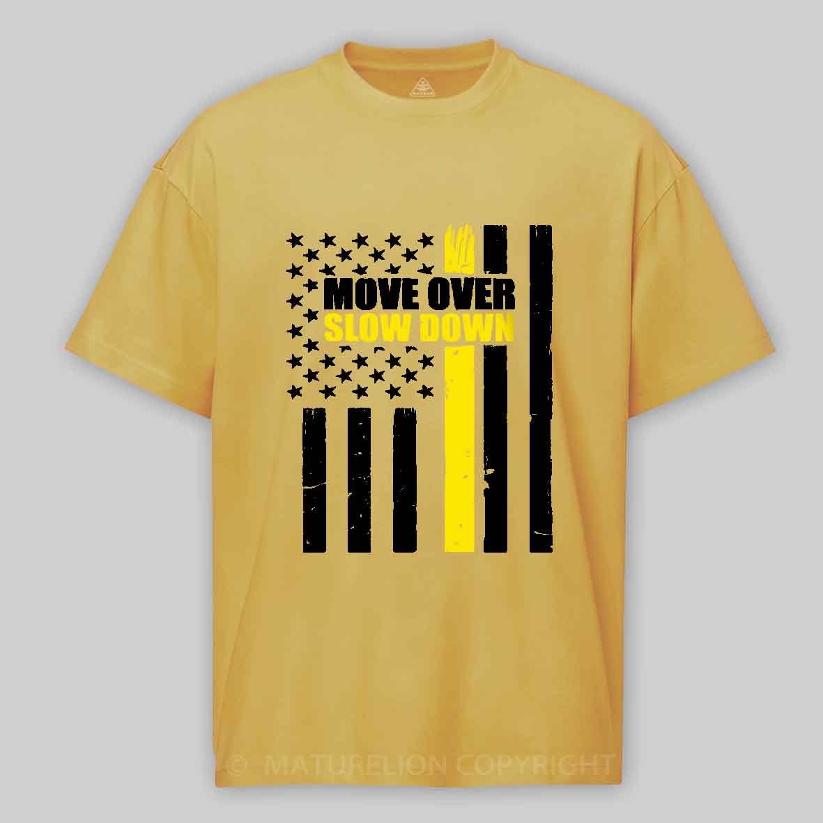 Maturelion Tow Truck Driver Move Over Slow Down Cotton T-shirt