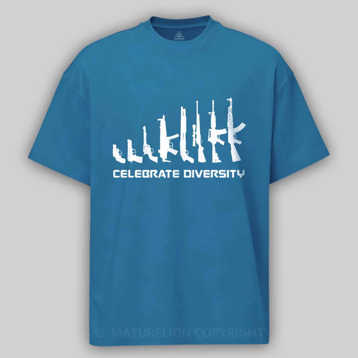 Maturelion Men's T-Shirt Celebrate Diversity Cotton T-Shirt