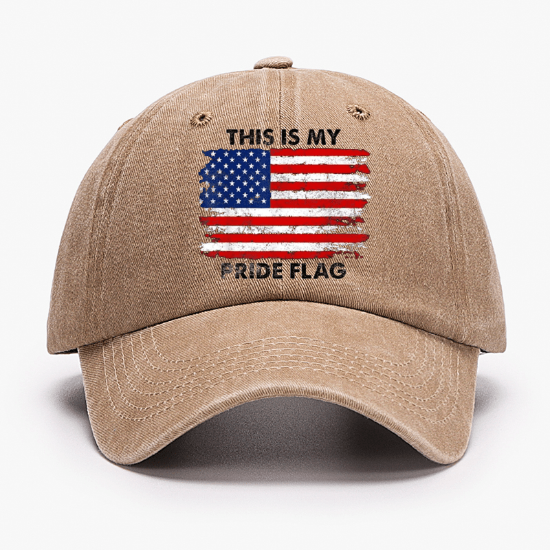 This Is My Pride Flag USA Flag Print Cap-Maturelion