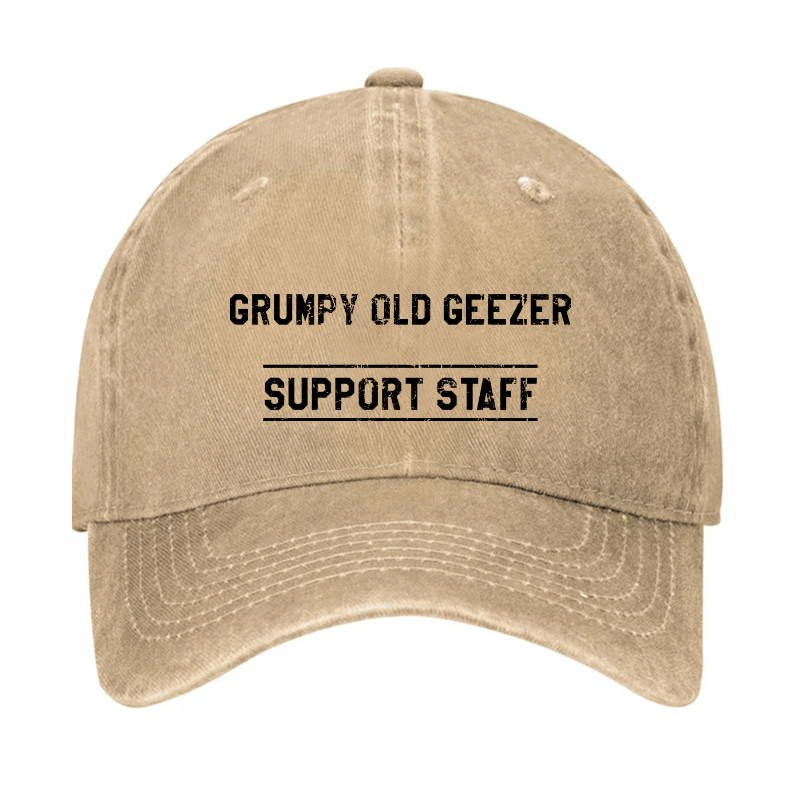 Grumpy Old Geezer Support Staff Cap-Maturelion