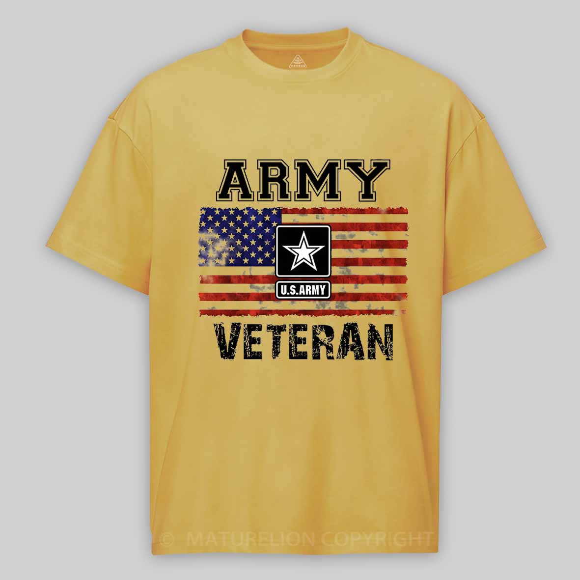 Army U.S.Army Veteran 4th of July Cotton T-shirt