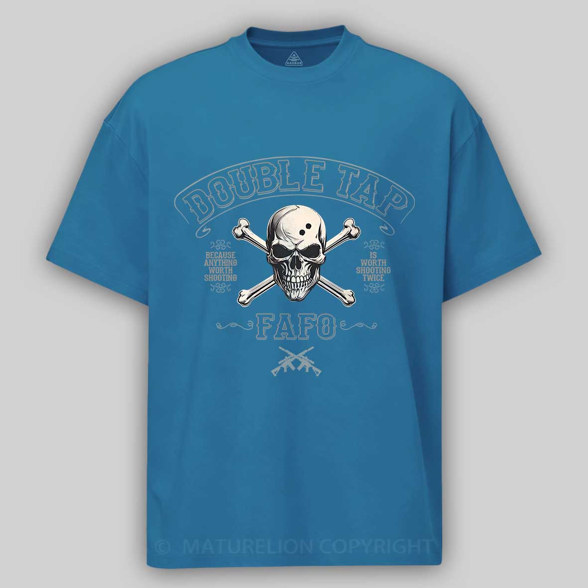 Maturelion Men's T-shirt Double Tap FAFO Cotton T-shirt
